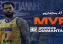 MVP της 23ης αγωνιστικής της Elite League ο Γιώργος Διαμαντάκος